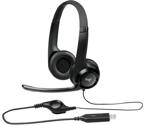 Introducing  Logitech H390 USB Headset with Noise-Canceling Mic