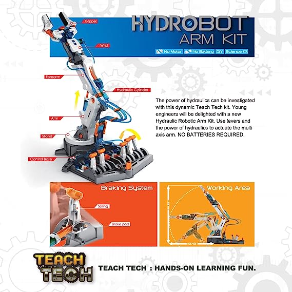Elenco-Teach-Tech-Hydrobot-Arm-Kit-Hydraulic-Kit-STEM-Building-Toy-for-Kids-12 -1