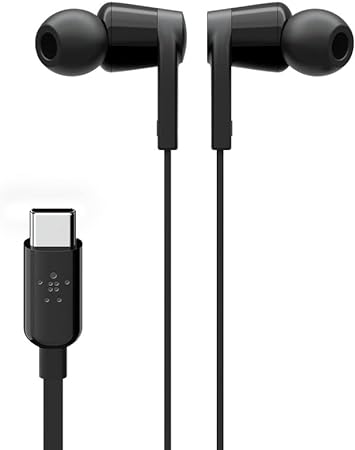 USB-C-IN-EAR-HEADPHONE-BLACK - Promallshop