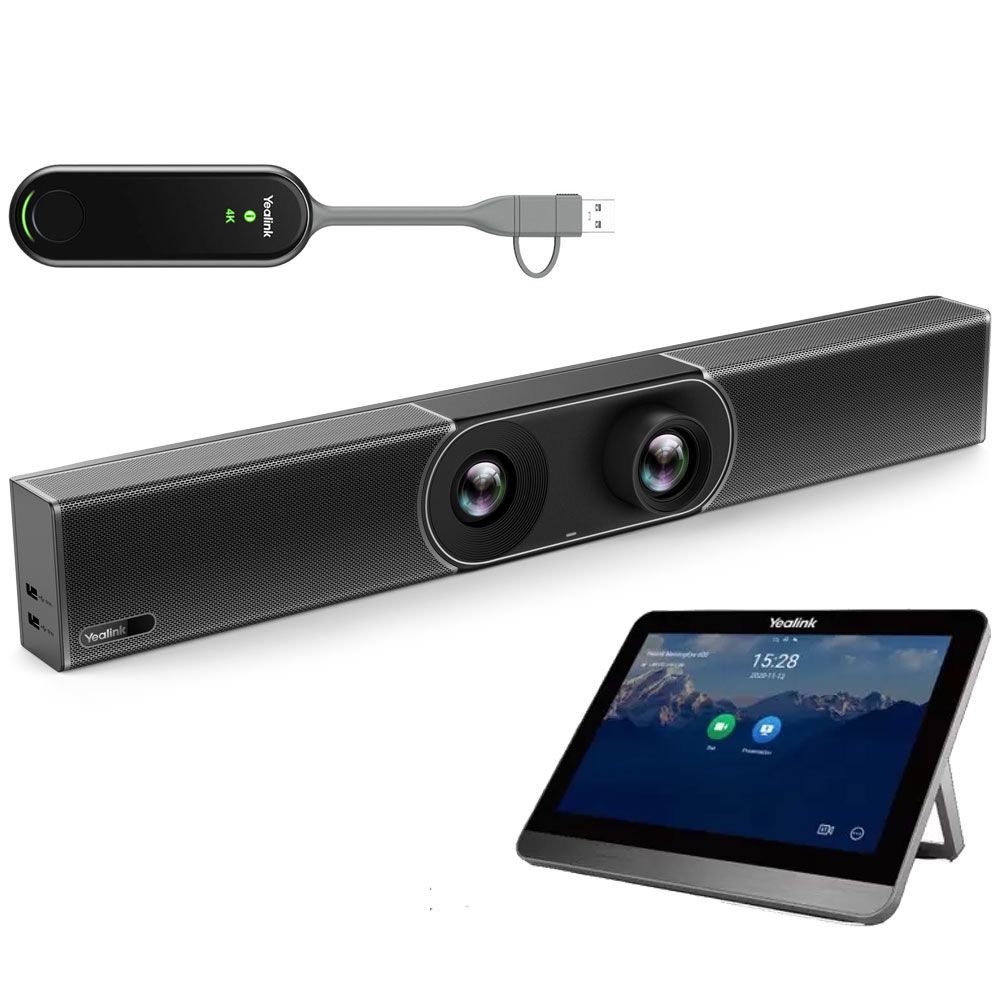 Yealink-MeetingBar-A30-All-In-One-video-conferencing-system-with-CTP-18-Touch-Panel-WPP30-for-Medium-Rooms - Promallshop